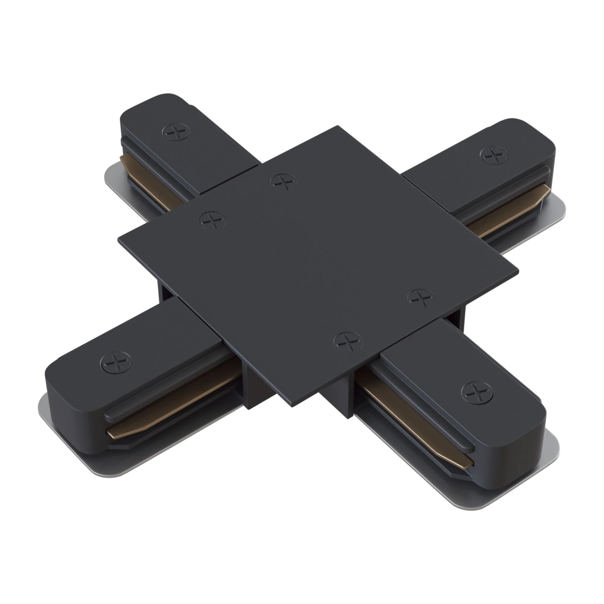 X-connector Unity recessed black Components for build-in track system