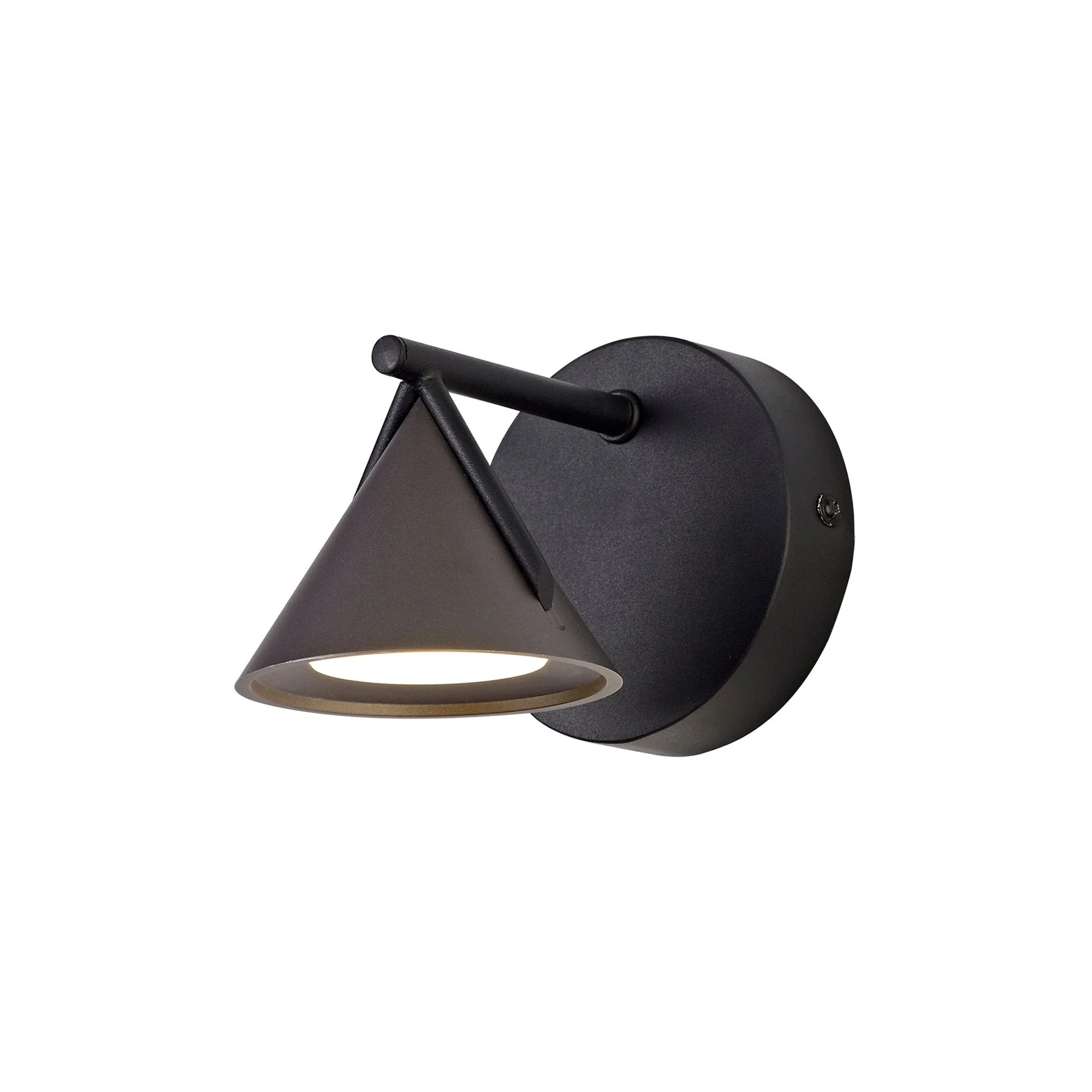 Xander Wall Lamp 1 Light, 1 x 3W LED, 3000K, 110lm, Sand Black/Grey, 3yrs Warranty