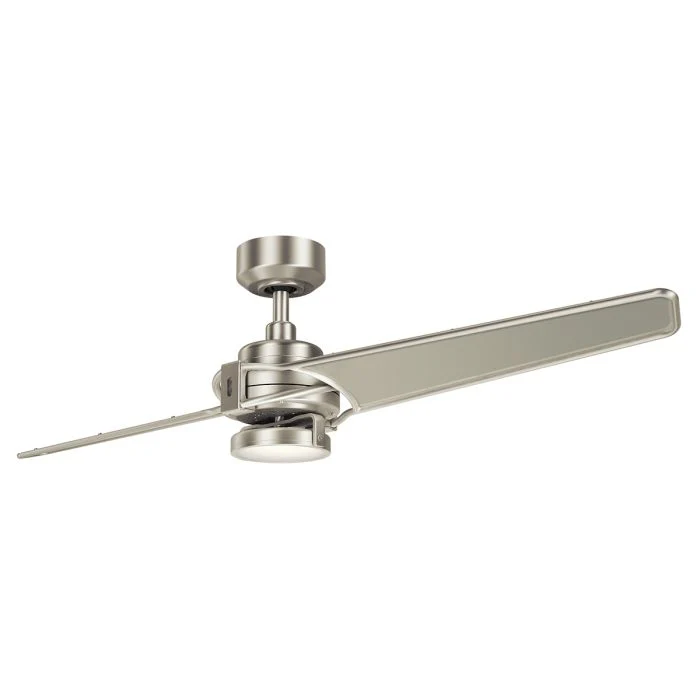 Xety - 56in / 142cm Fan - Brushed Nickel and Olde Bronze