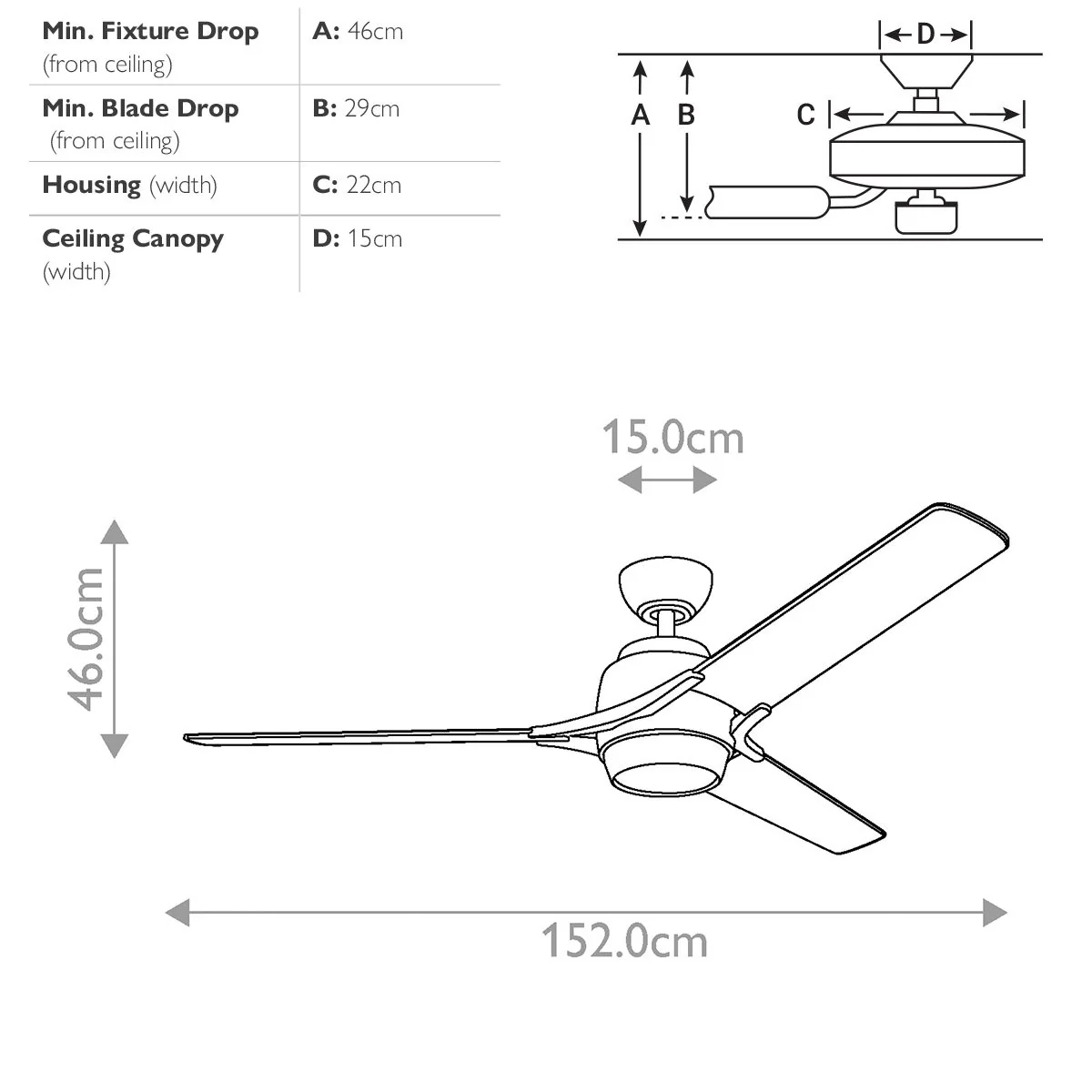 Zeus - 60in / 152cm Fan - Brushed Nickel and White - Image 13