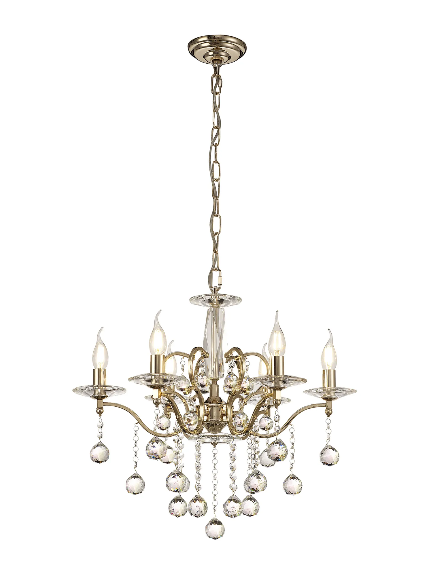 Zinta 4/6 Light Pendant - Various Finishes