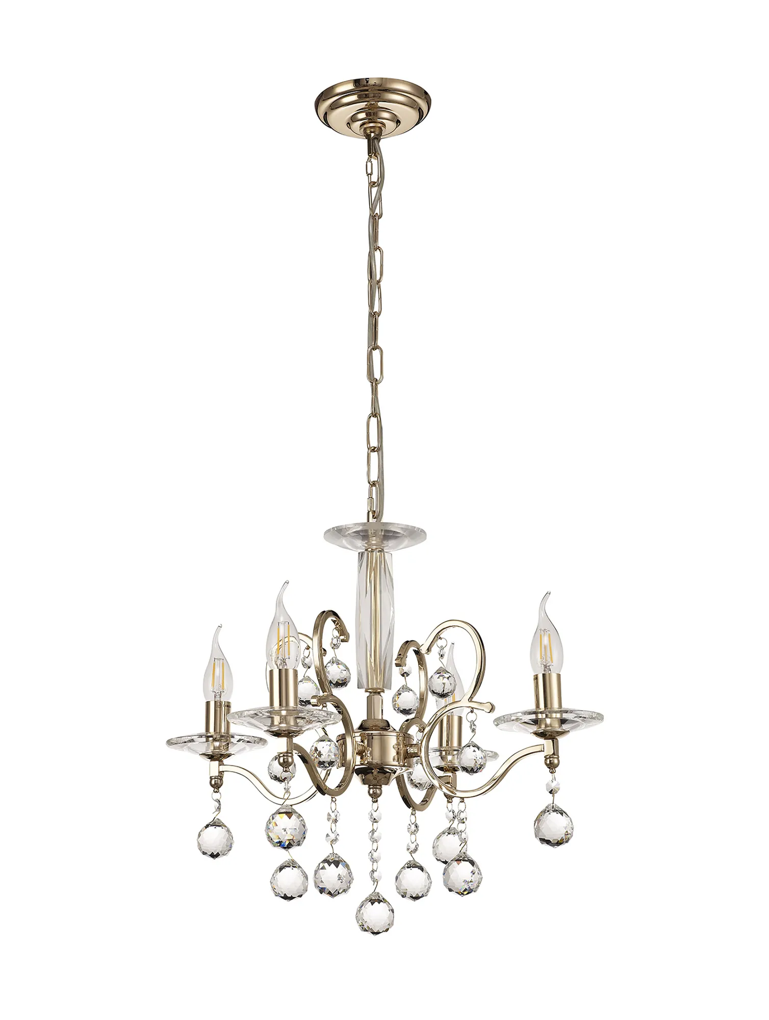 Zinta 4/6 Light Pendant - Various Finishes - Image 27