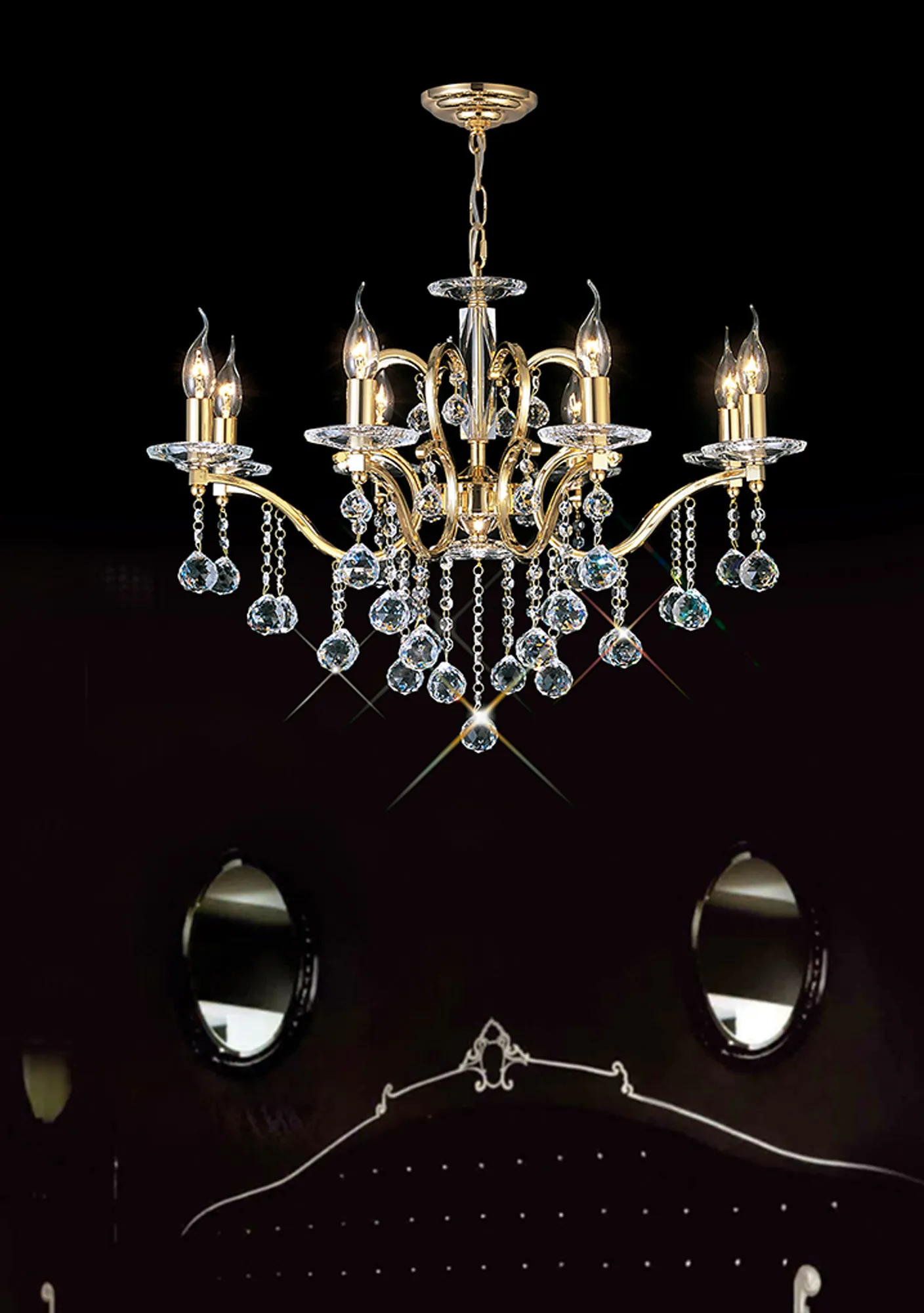 Zinta 4/6 Light Pendant - Various Finishes - Image 33