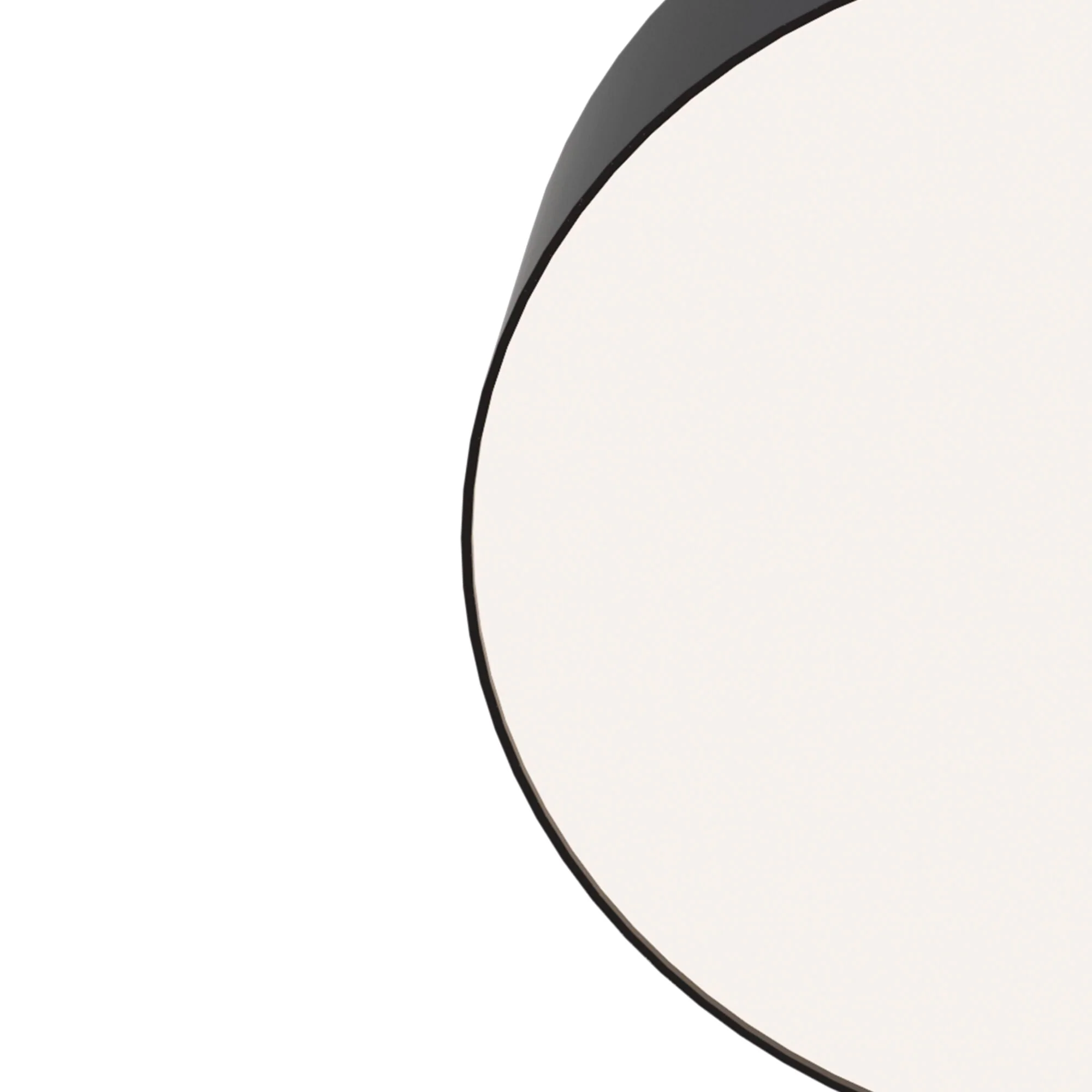 Zon LED Flush Ceiling Light - White/Black Finish - Image 16